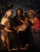 Andrea del Sarto, Elisabeth and John the Baptist